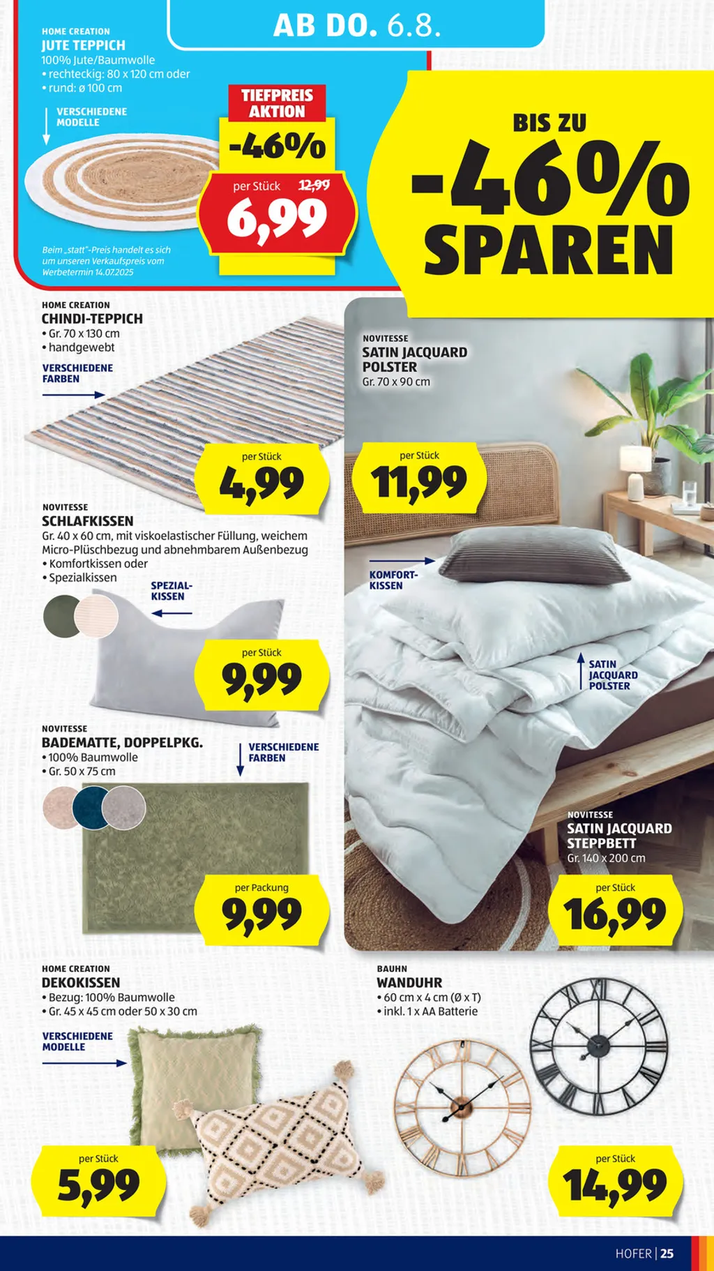 Hofer Flugblatt ab 31.07.2026 (Freitag)