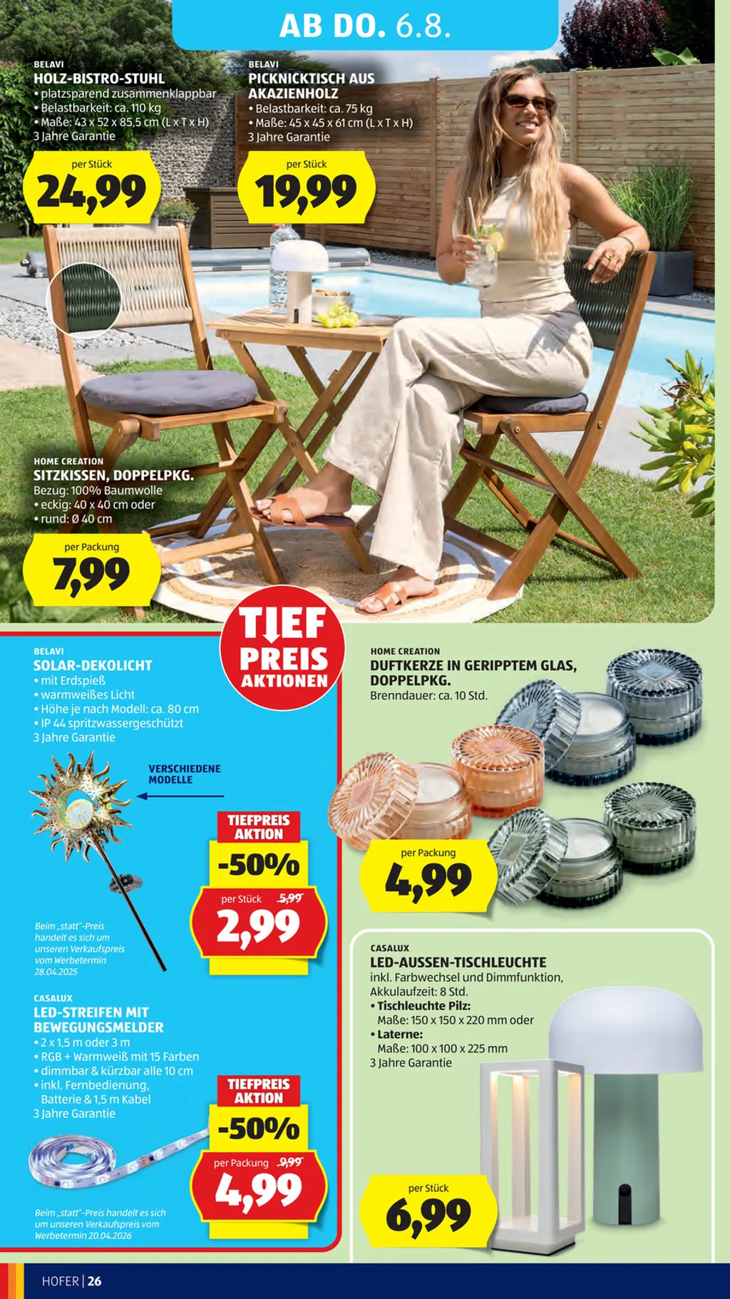 Hofer Flugblatt ab 31.07.2026 (Freitag)