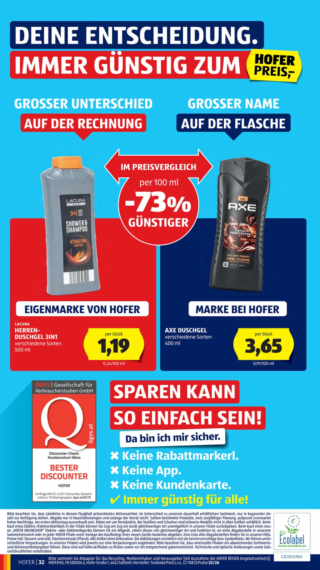 Hofer Flugblatt ab 31.07.2026 (Freitag)