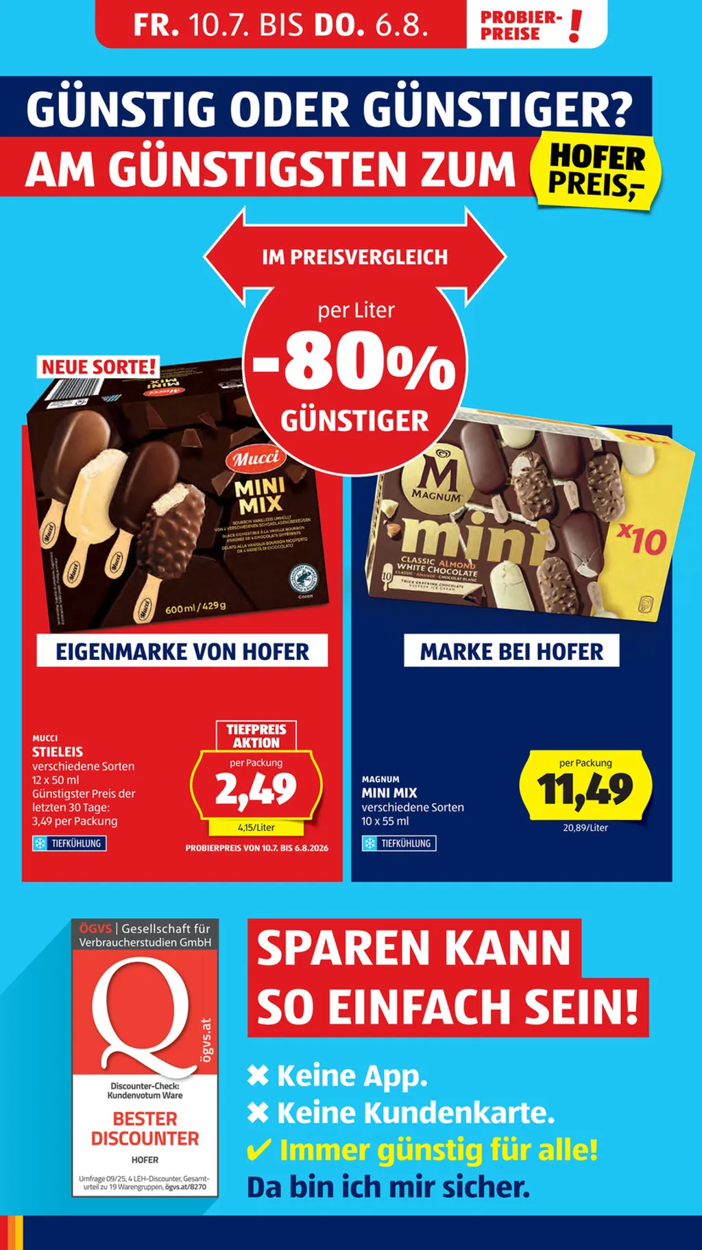 Hofer Flugblatt ab 07.08.2026 (Freitag)