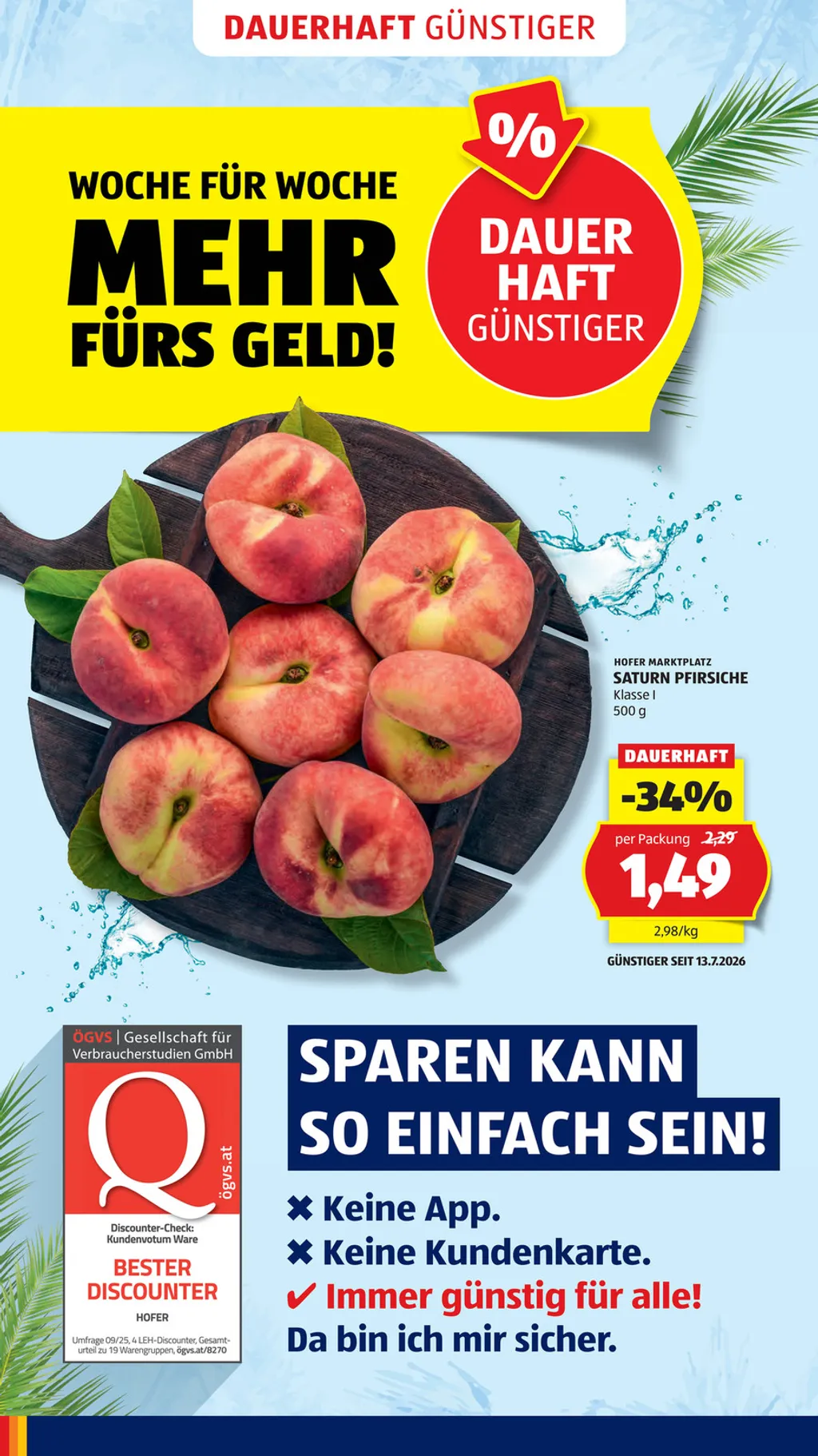 Hofer Flugblatt ab 07.08.2026 (Freitag)