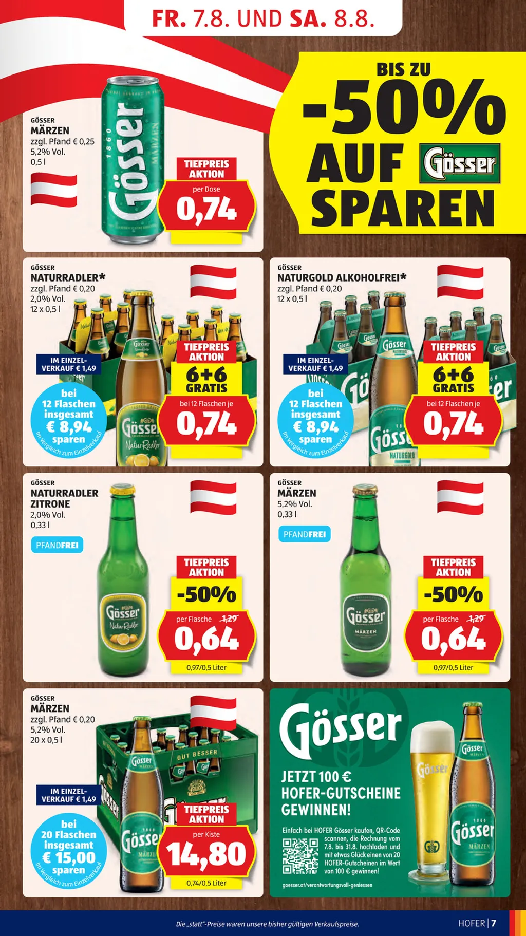 Hofer Flugblatt ab 07.08.2026 (Freitag)