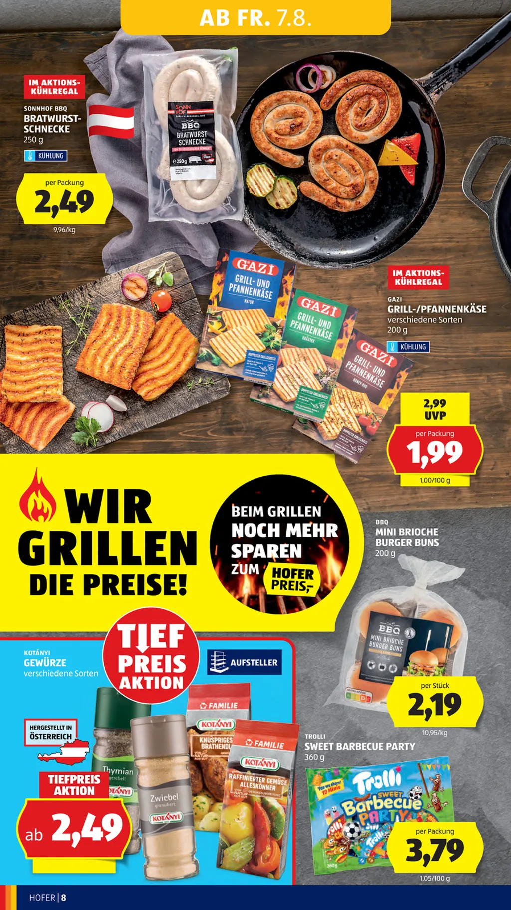 Hofer Flugblatt ab 07.08.2026 (Freitag)