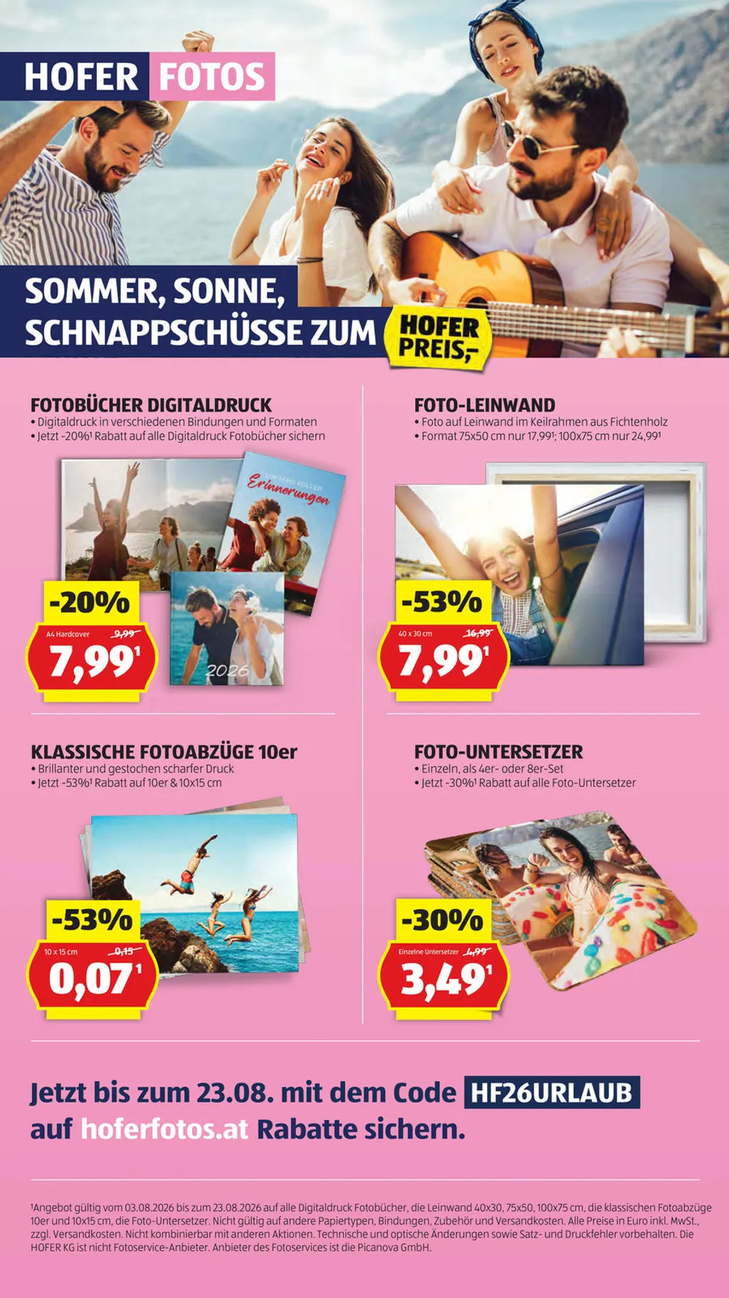 Hofer Flugblatt ab 07.08.2026 (Freitag)