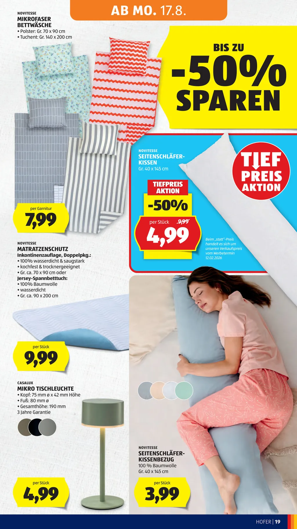 Hofer Flugblatt ab 12.08.2026 (Mittwoch)