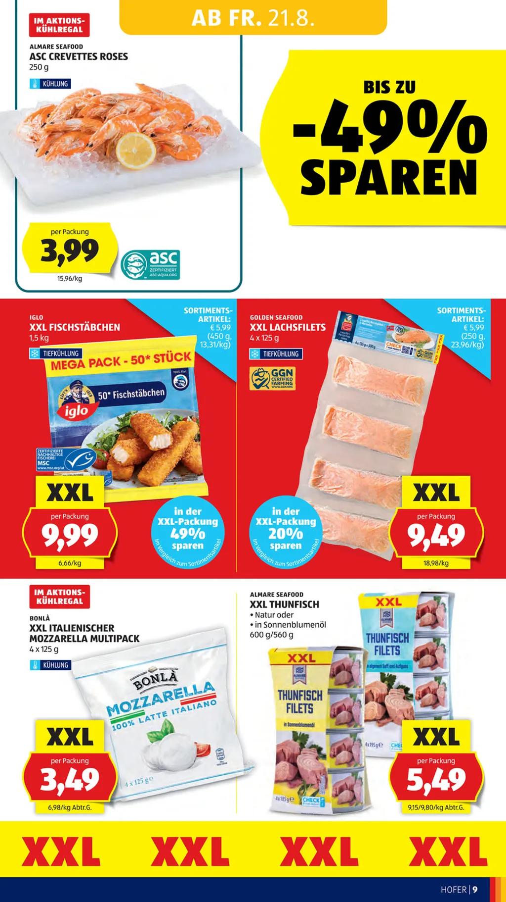 Hofer Flugblatt ab 21.08.2026 (Freitag)