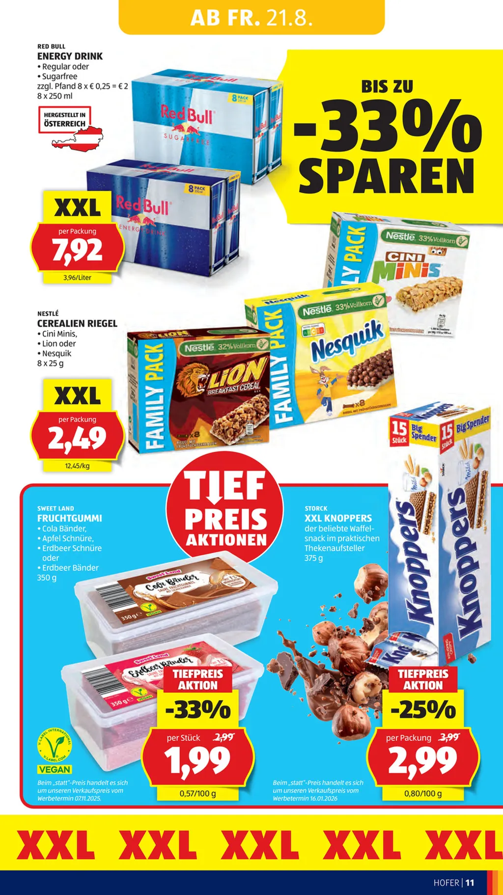 Hofer Flugblatt ab 21.08.2026 (Freitag)