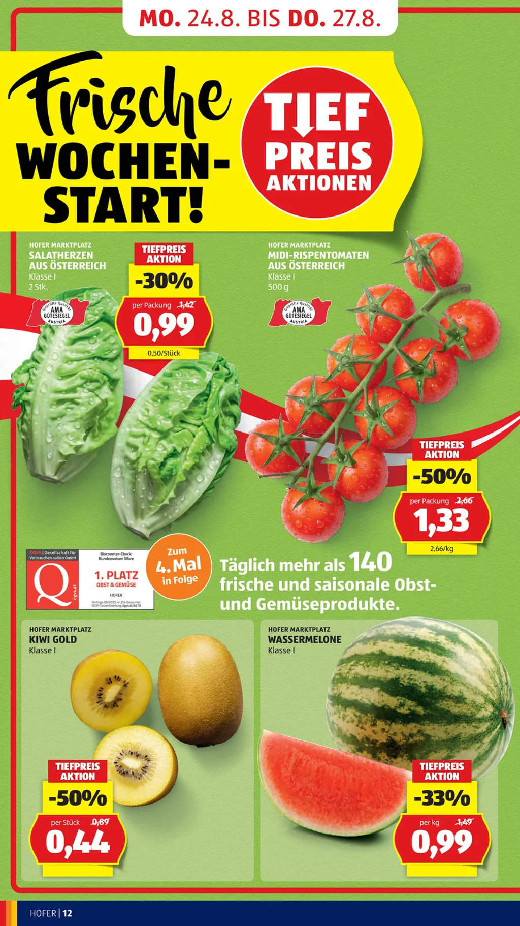 Hofer Flugblatt ab 21.08.2026 (Freitag)