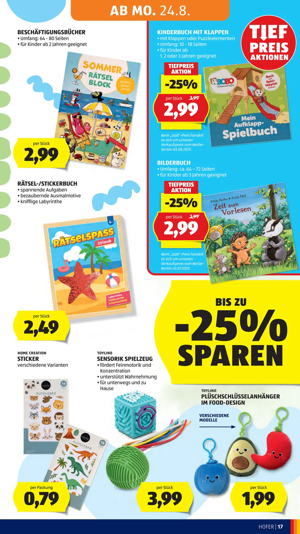 Hofer Flugblatt ab 21.08.2026 (Freitag)