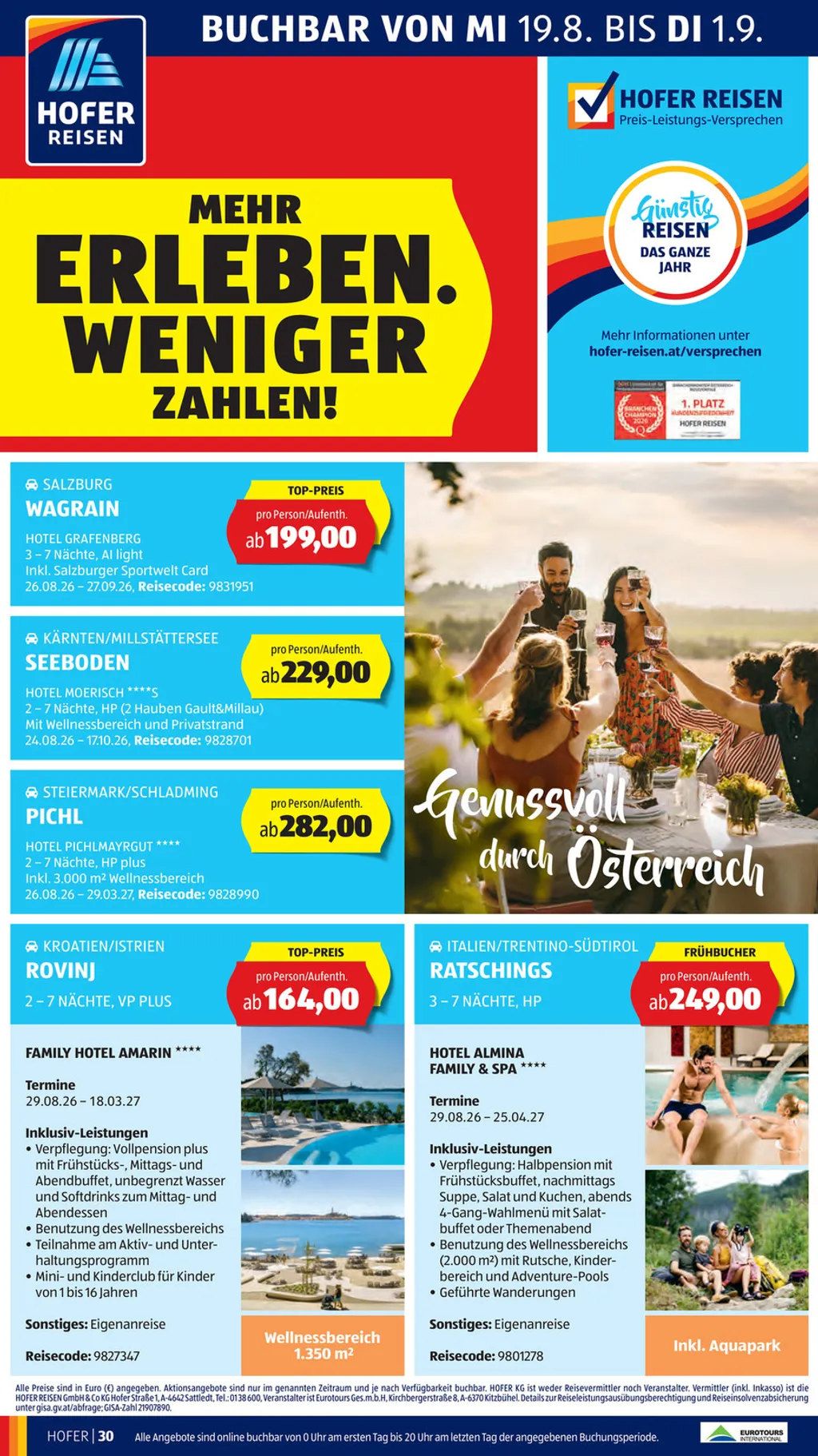 Hofer Flugblatt ab 21.08.2026 (Freitag)