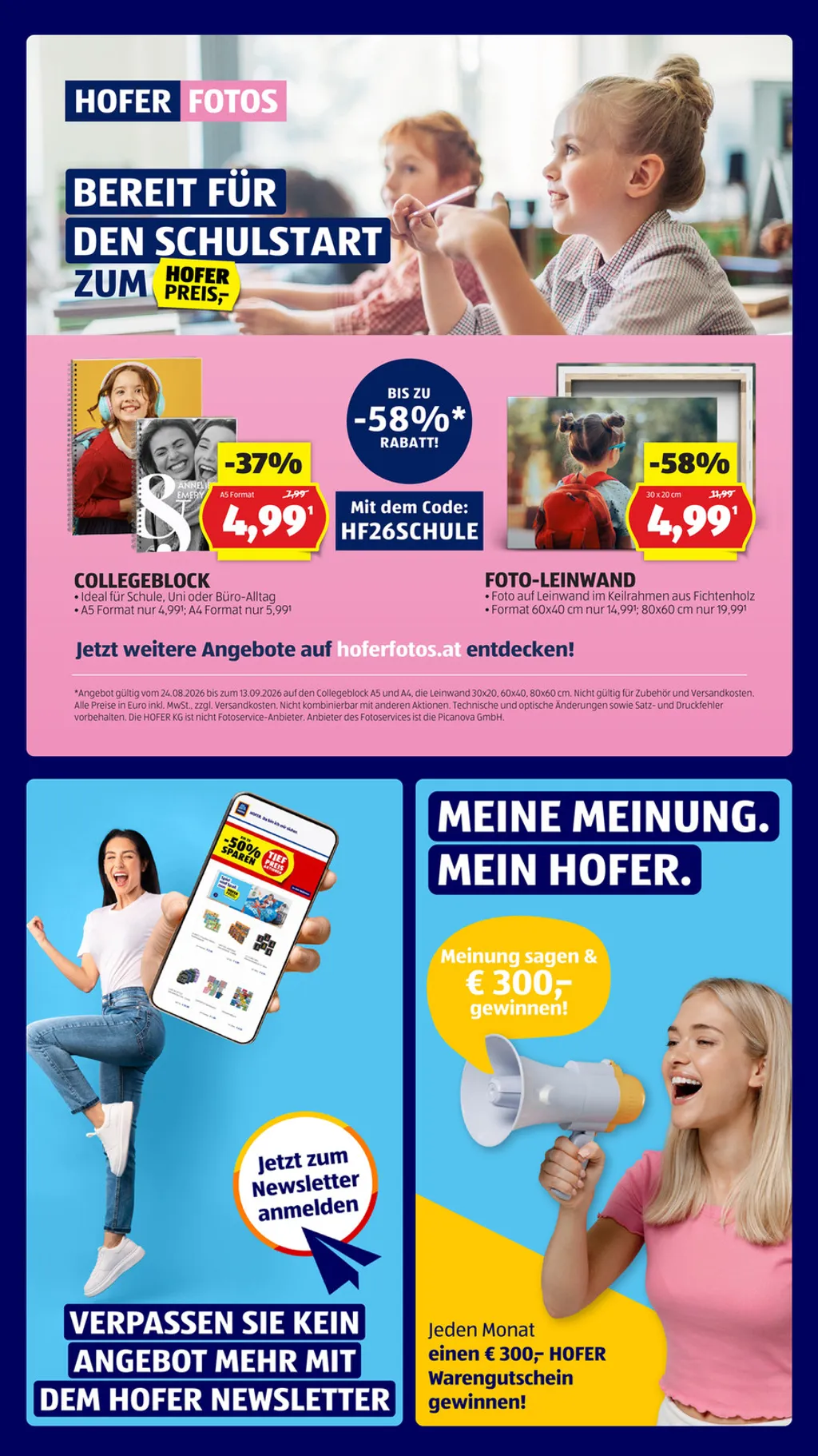 Hofer Flugblatt ab 28.08.2026 (Freitag)
