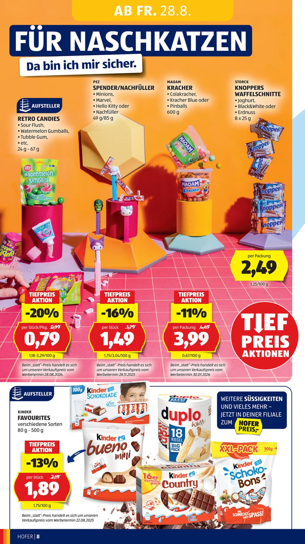 Hofer Flugblatt ab 28.08.2026 (Freitag)