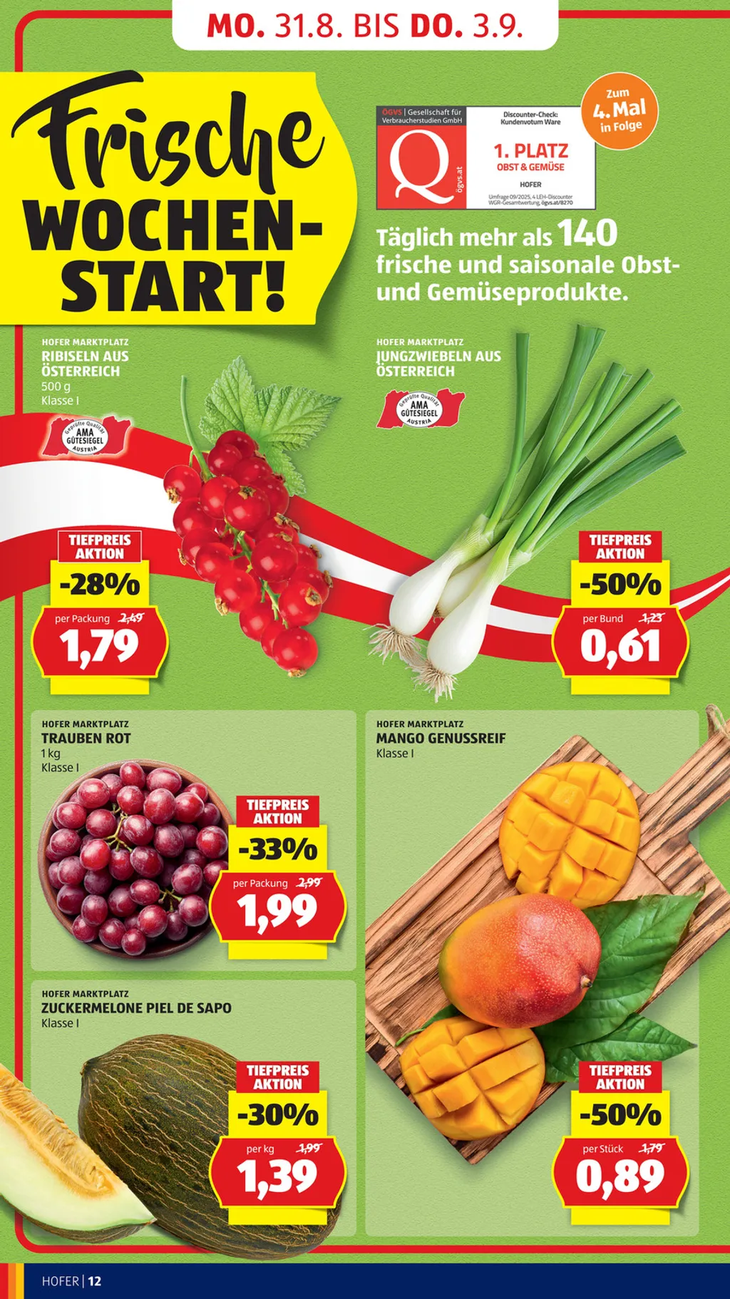Hofer Flugblatt ab 28.08.2026 (Freitag)