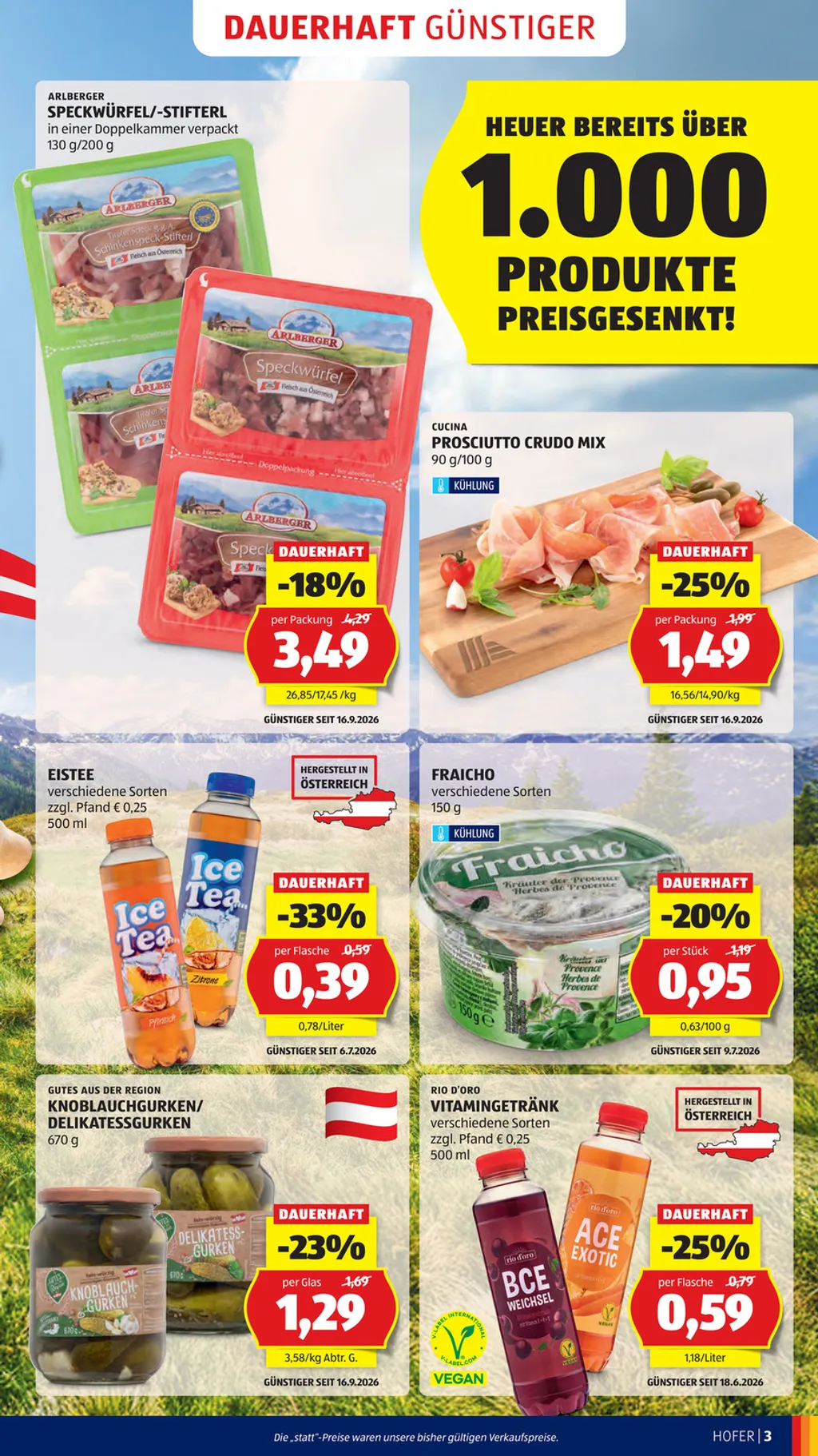 Hofer Flugblatt ab 18.09.2026 (Freitag)