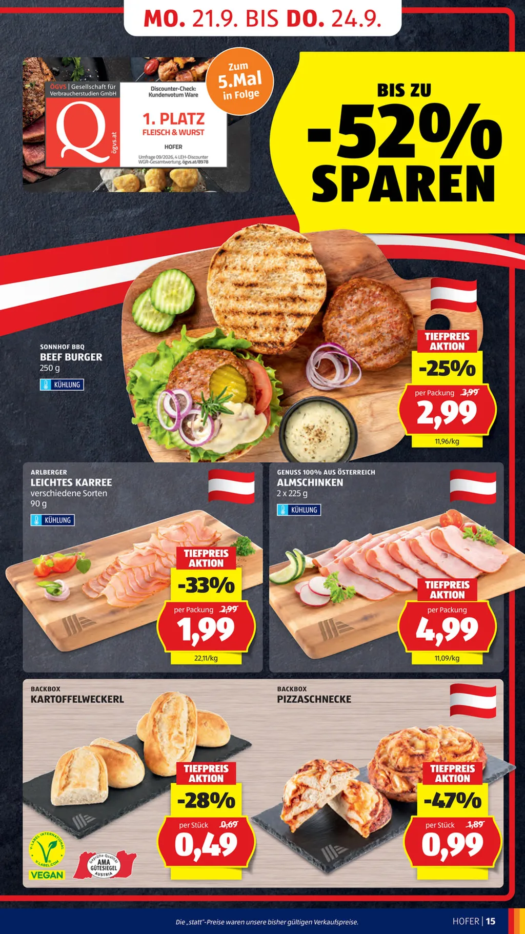 Hofer Flugblatt ab 18.09.2026 (Freitag)