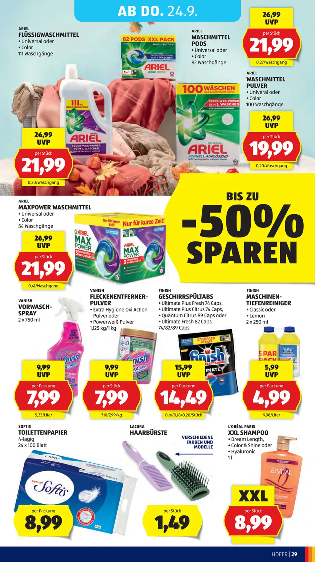 Hofer Flugblatt ab 18.09.2026 (Freitag)