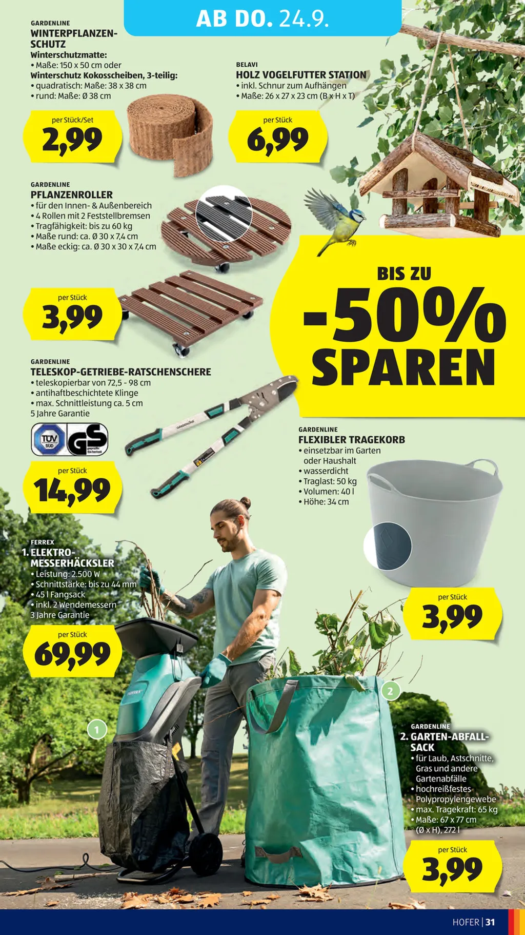 Hofer Flugblatt ab 18.09.2026 (Freitag)