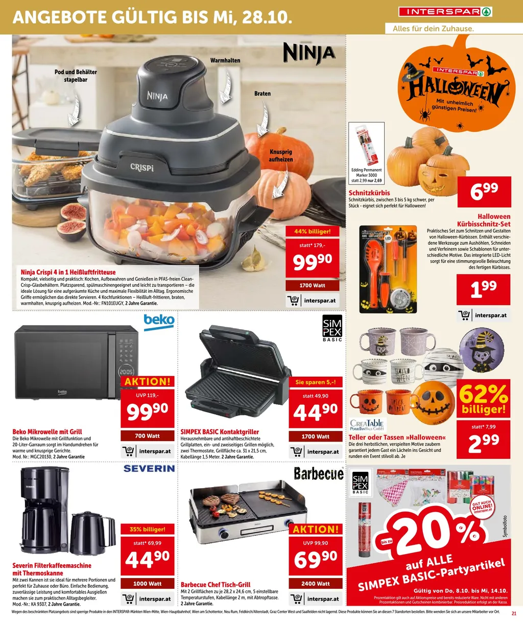 Interspar Flugblatt ab 08.10.2026 (Donnerstag)
