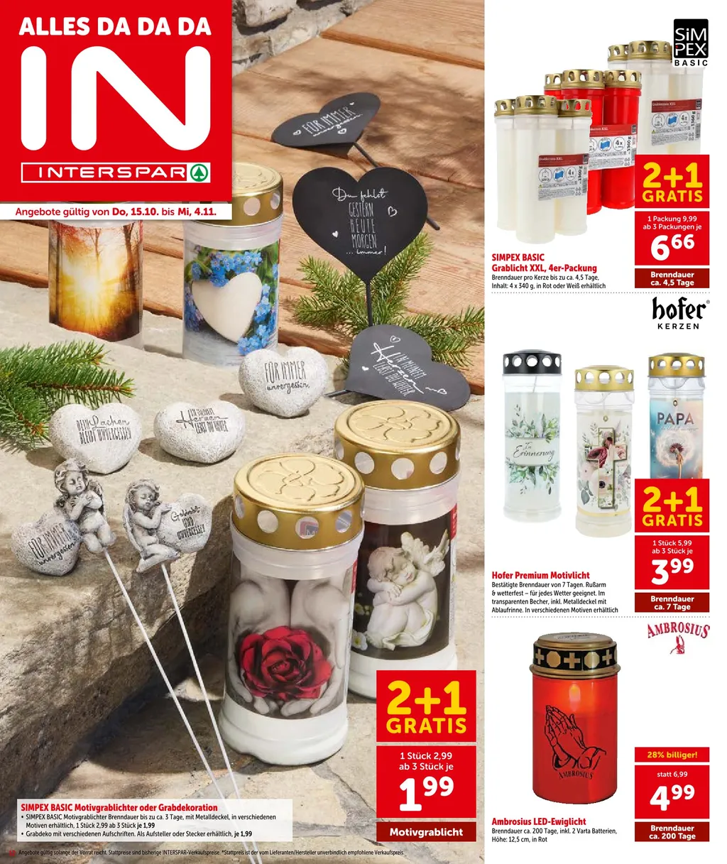 Interspar Flugblatt ab 15.10.2026 (Donnerstag)