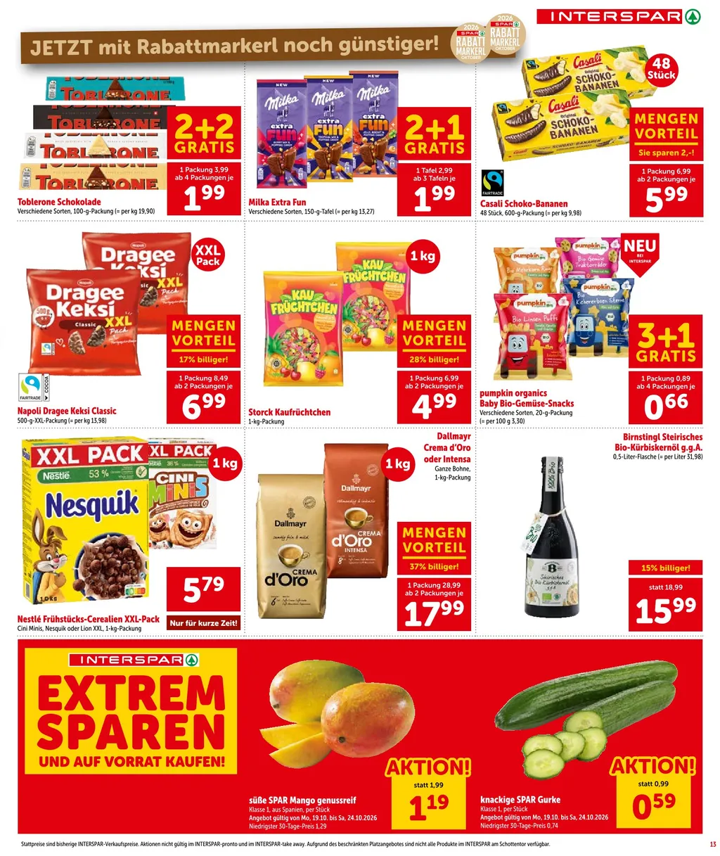 Interspar Flugblatt ab 22.10.2026 (Donnerstag)