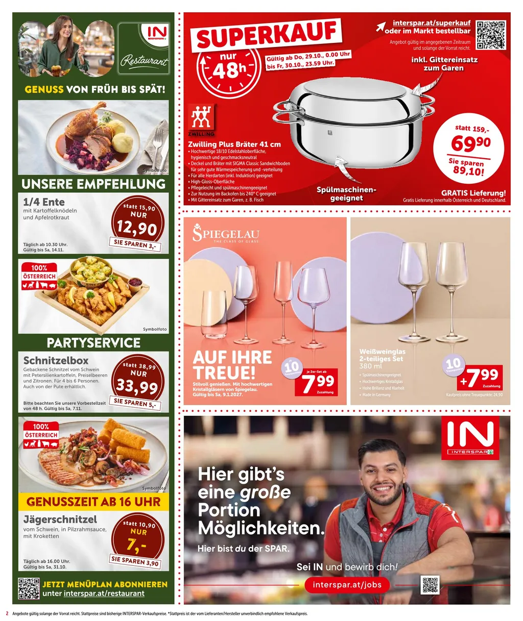 Interspar Flugblatt ab 29.10.2026 (Donnerstag)