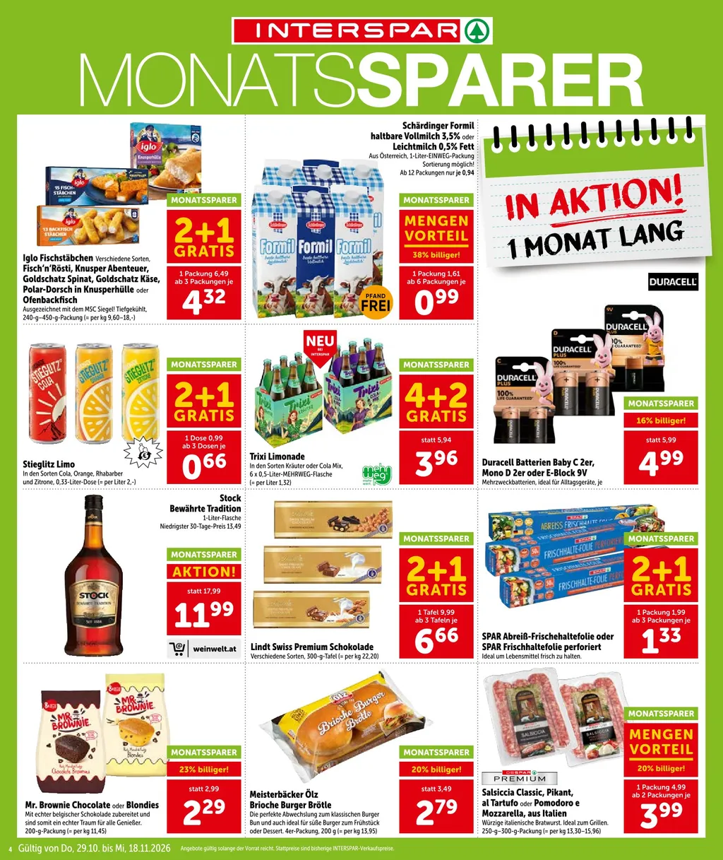 Interspar Flugblatt ab 29.10.2026 (Donnerstag)
