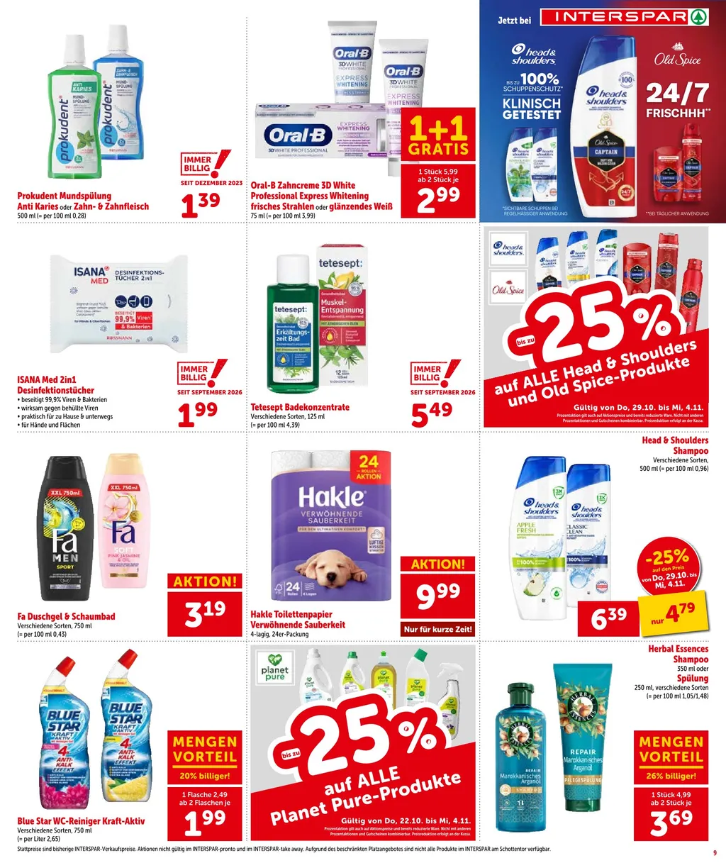 Interspar Flugblatt ab 29.10.2026 (Donnerstag)