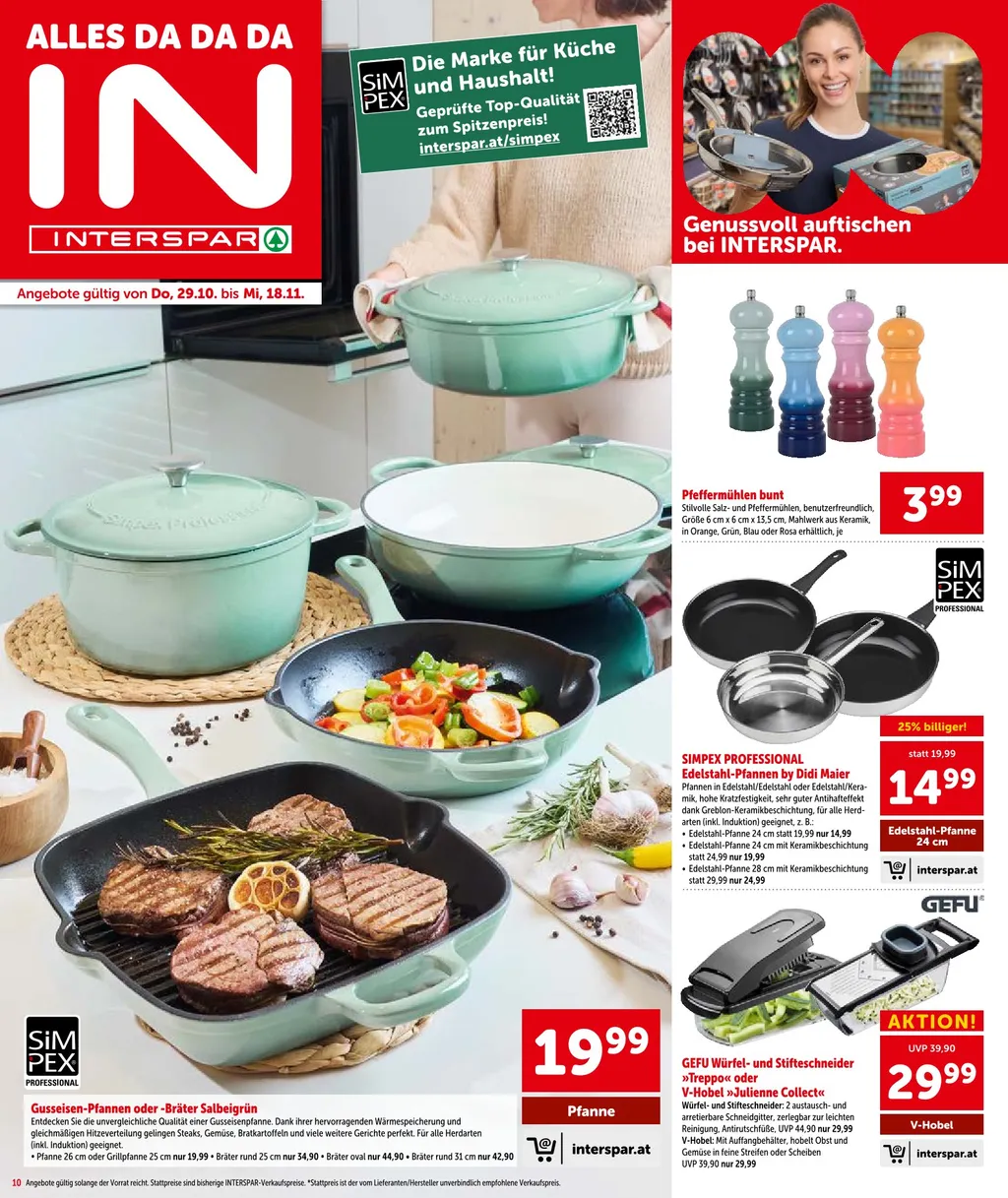 Interspar Flugblatt ab 29.10.2026 (Donnerstag)