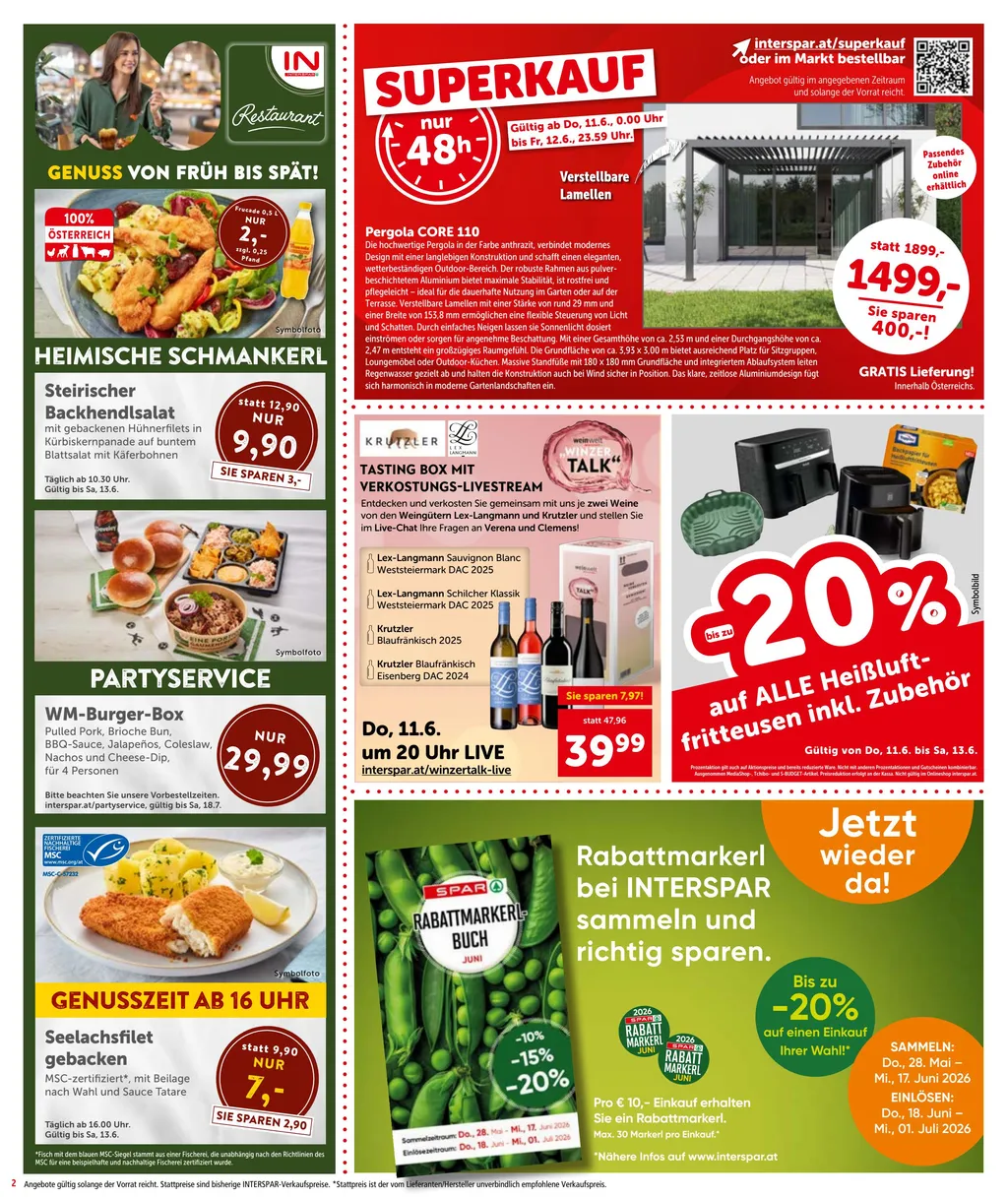Interspar Flugblatt ab 11.06.2026 (Donnerstag)