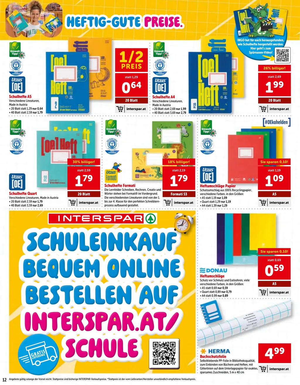 Interspar Schule Flugblatt ab 25.06.2026 (Donnerstag)