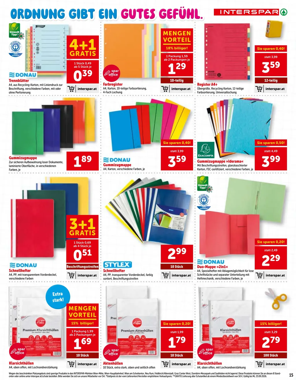 Interspar Schule Flugblatt ab 25.06.2026 (Donnerstag)