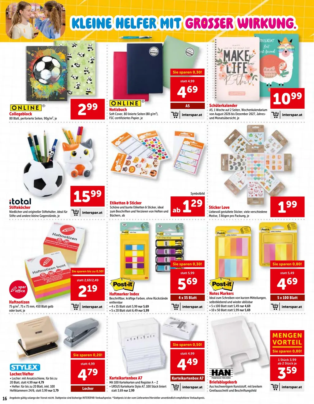 Interspar Schule Flugblatt ab 25.06.2026 (Donnerstag)