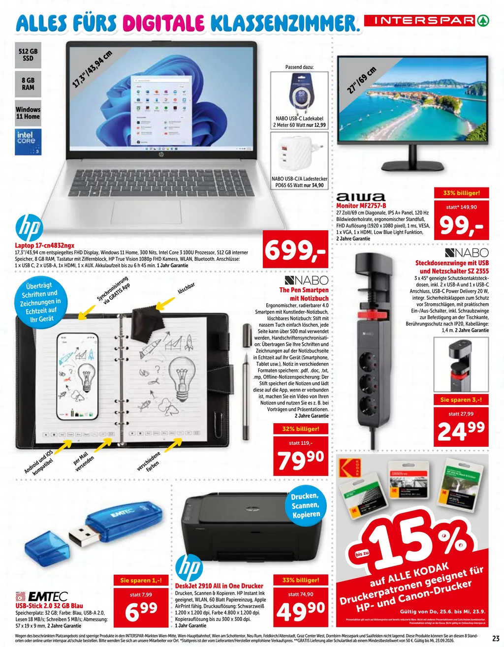 Interspar Schule Flugblatt ab 25.06.2026 (Donnerstag)