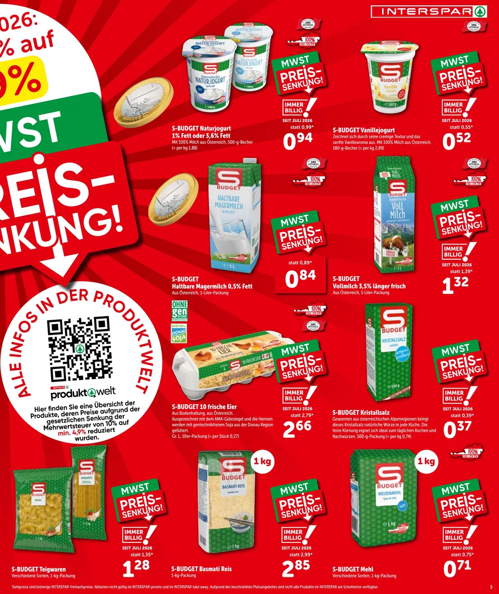 Interspar Flugblatt ab 01.07.2026 (Mittwoch)
