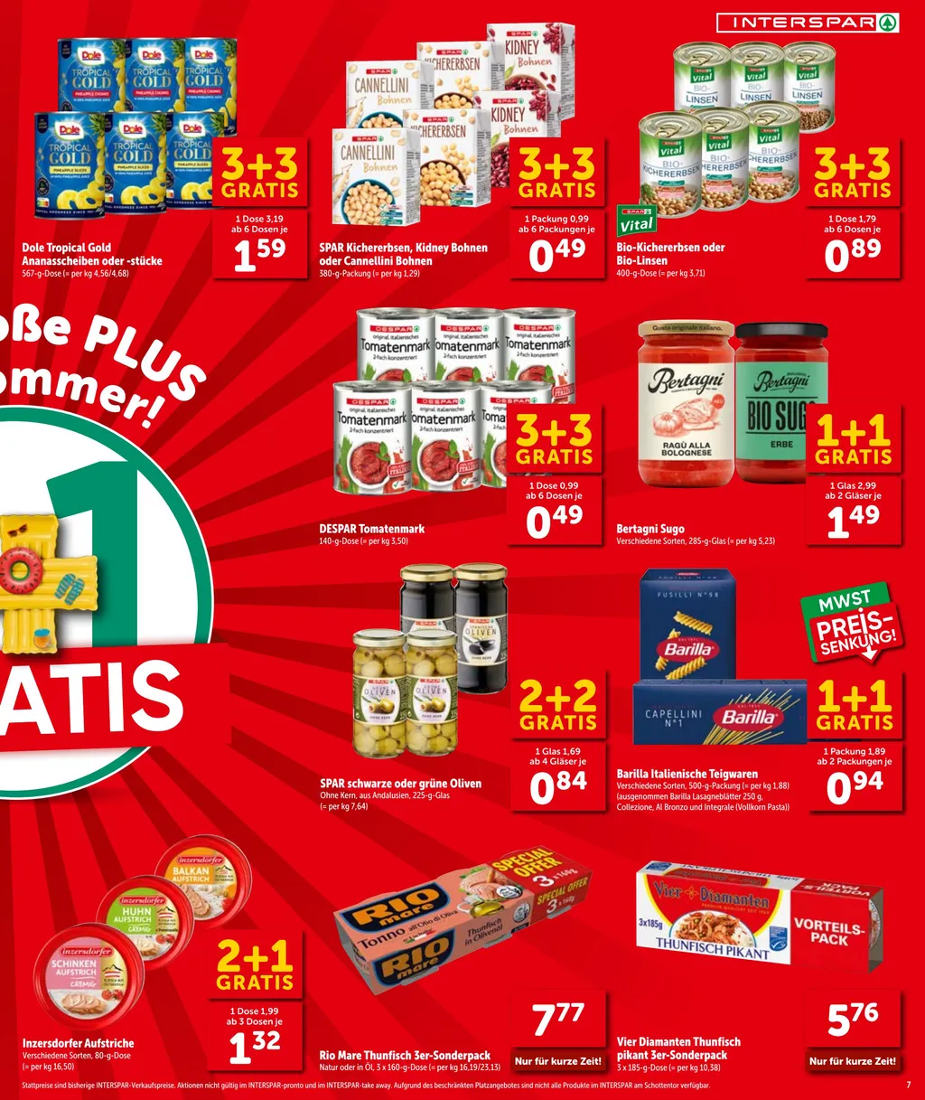 Interspar Flugblatt ab 01.07.2026 (Mittwoch)