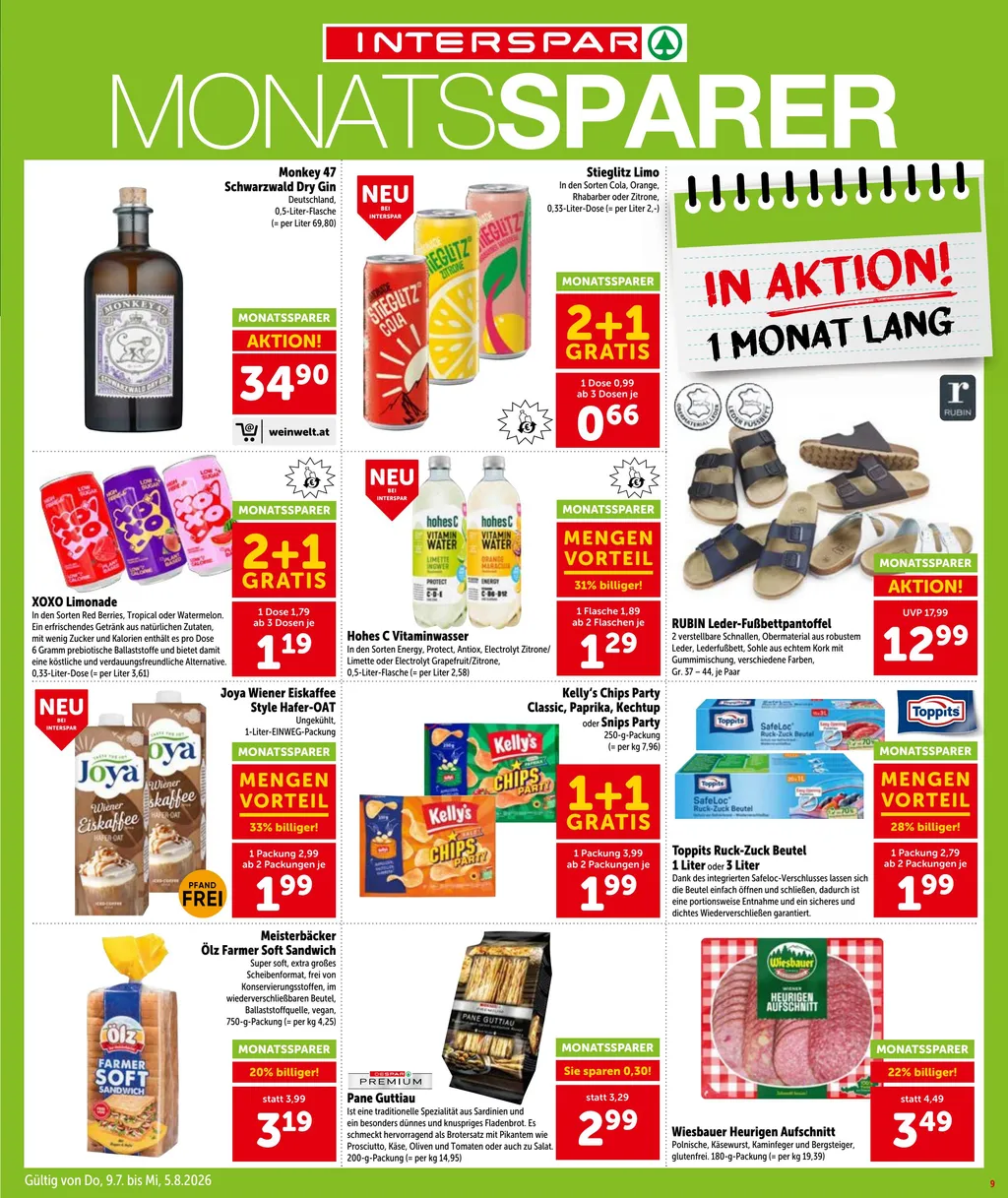Interspar Flugblatt ab 09.07.2026 (Donnerstag)
