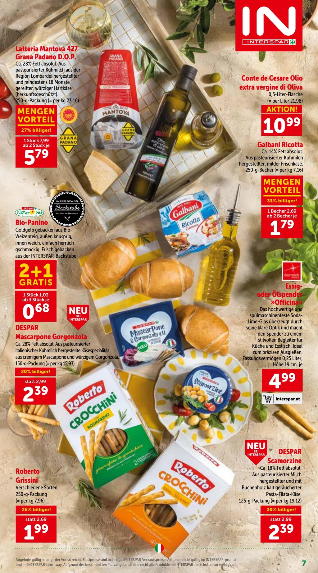 Interspar Italien Flugblatt ab 01.07.2026 (Mittwoch)