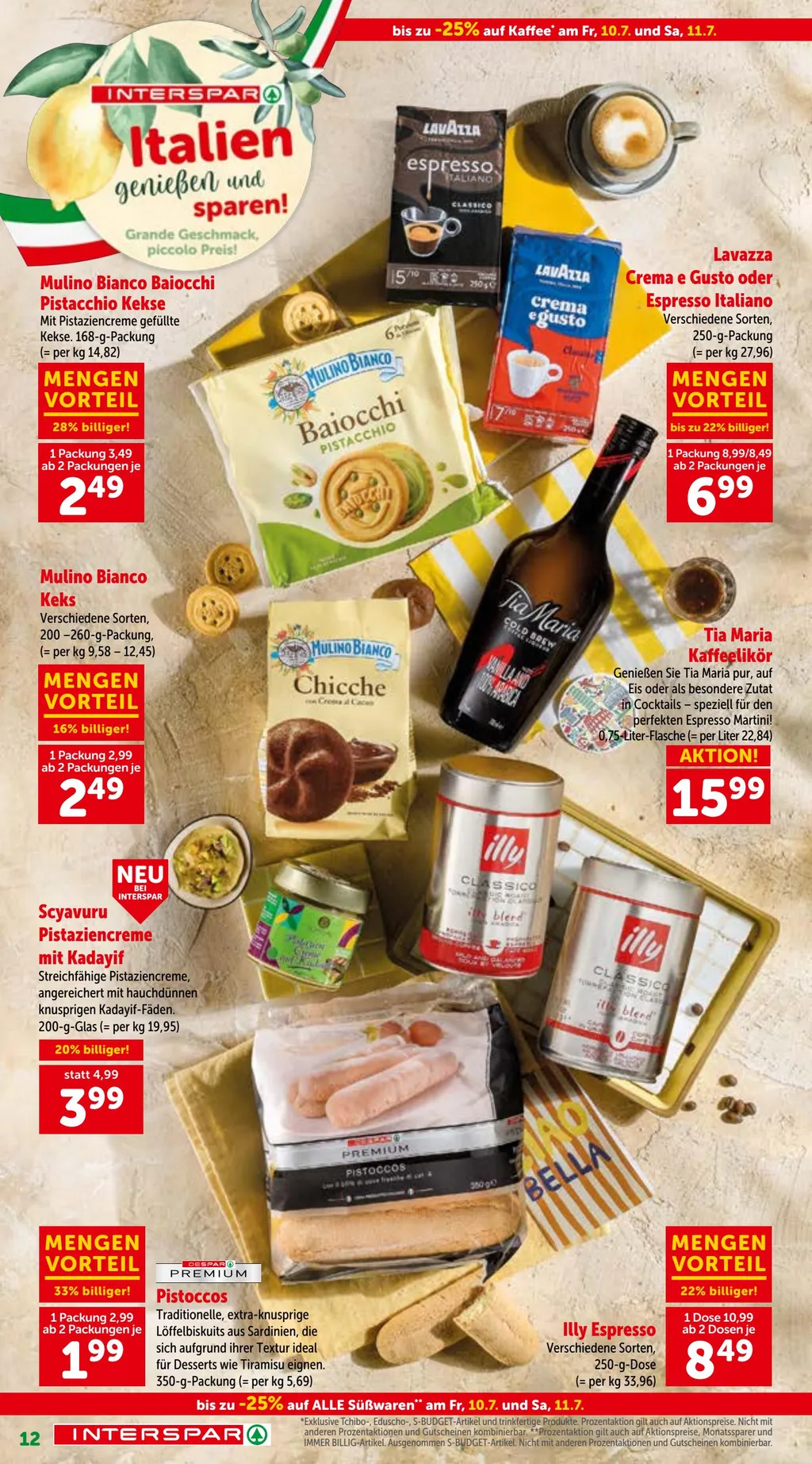 Interspar Italien Flugblatt ab 01.07.2026 (Mittwoch)
