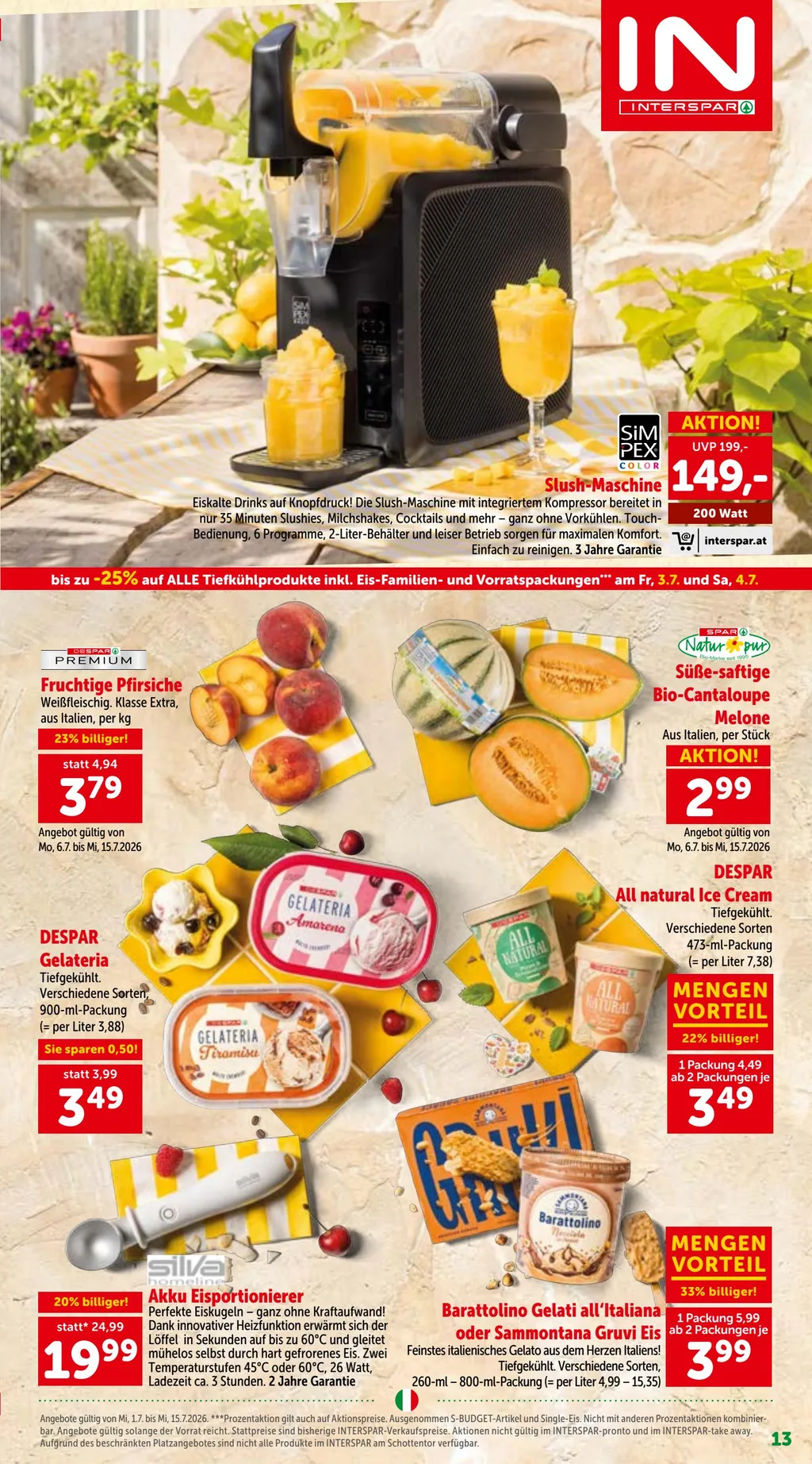 Interspar Italien Flugblatt ab 01.07.2026 (Mittwoch)