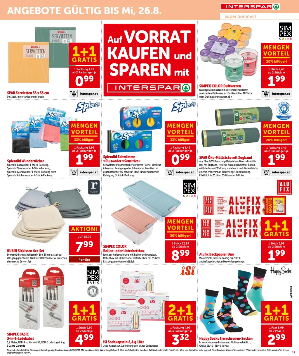 Interspar Flugblatt ab 06.08.2026 (Donnerstag)