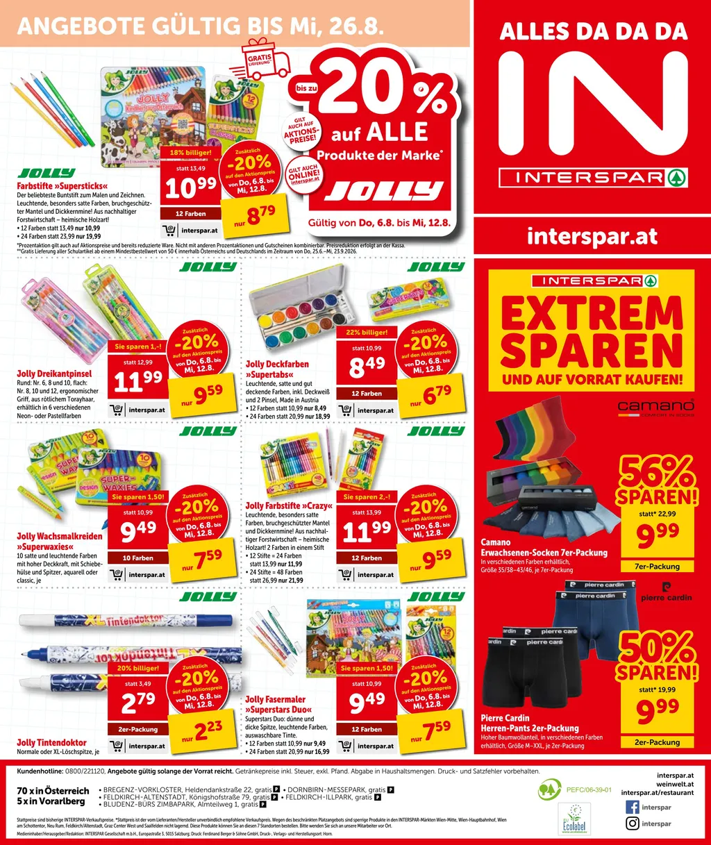 Interspar Flugblatt ab 06.08.2026 (Donnerstag)