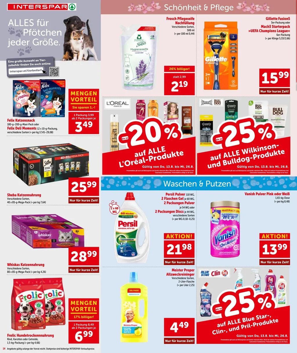 Interspar Flugblatt ab 13.08.2026 (Donnerstag)