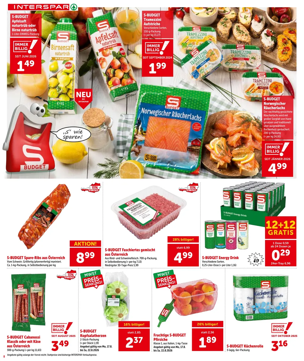 Interspar Flugblatt ab 20.08.2026 (Donnerstag)