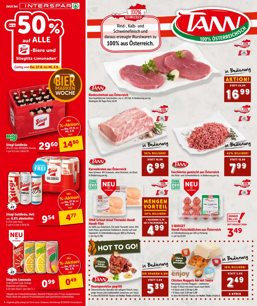 Interspar Flugblatt ab 27.08.2026 (Donnerstag)