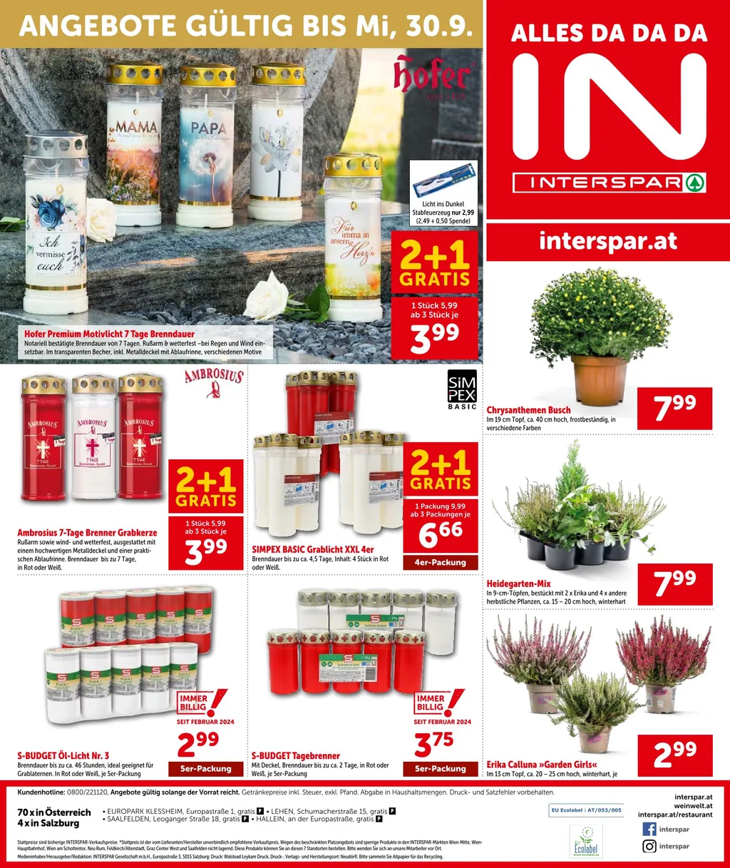 Interspar Flugblatt ab 10.09.2026 (Donnerstag)