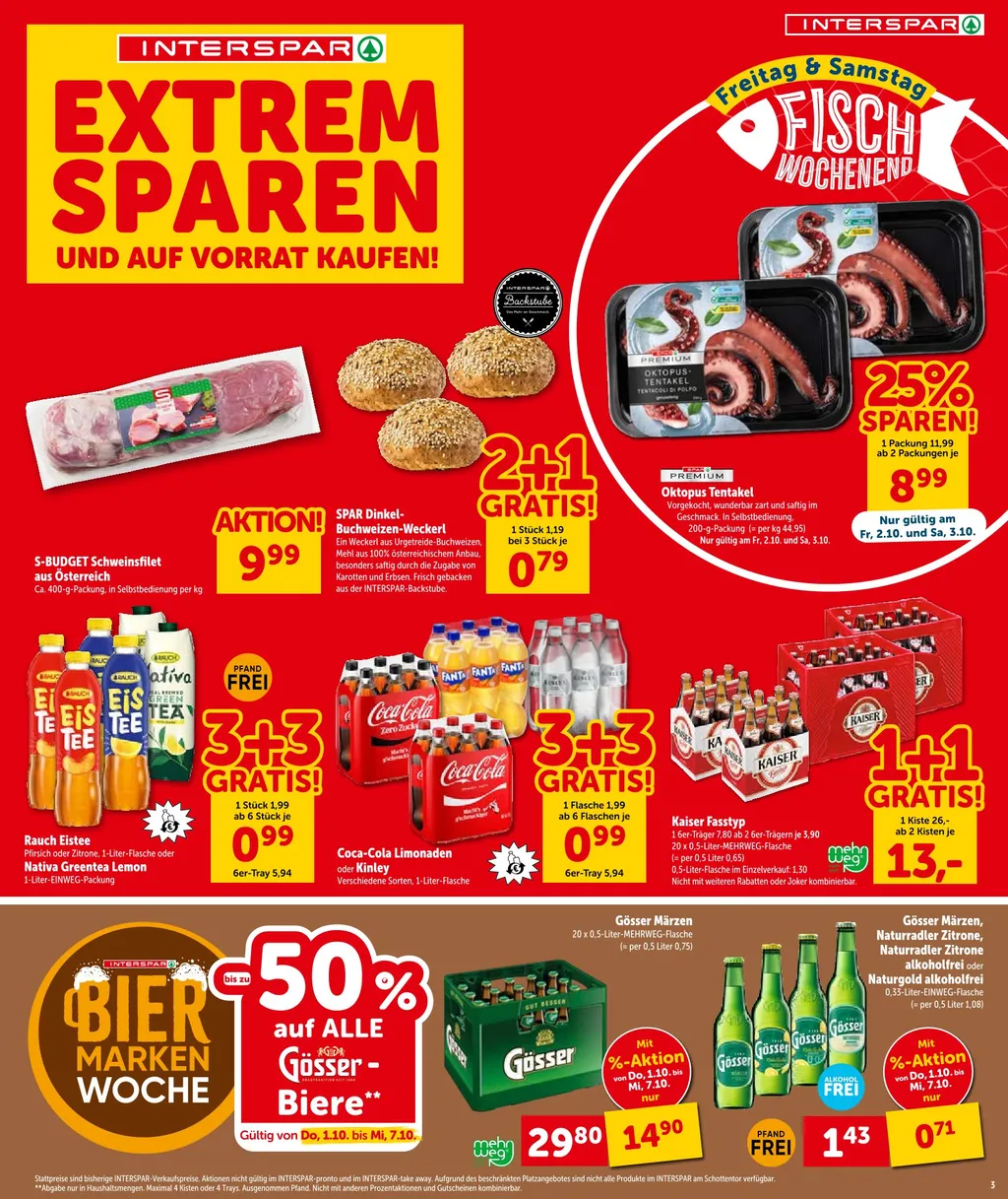 Interspar Flugblatt ab 01.10.2026 (Donnerstag)