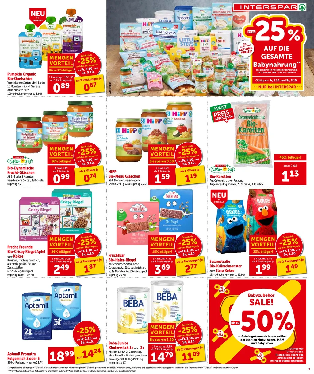 Interspar Flugblatt ab 01.10.2026 (Donnerstag)