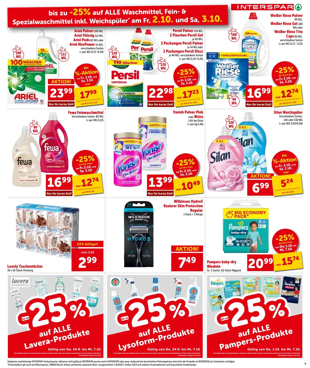 Interspar Flugblatt ab 01.10.2026 (Donnerstag)