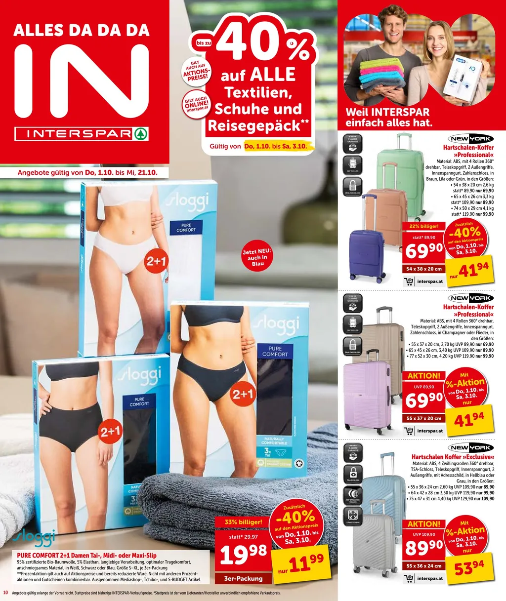 Interspar Flugblatt ab 01.10.2026 (Donnerstag)