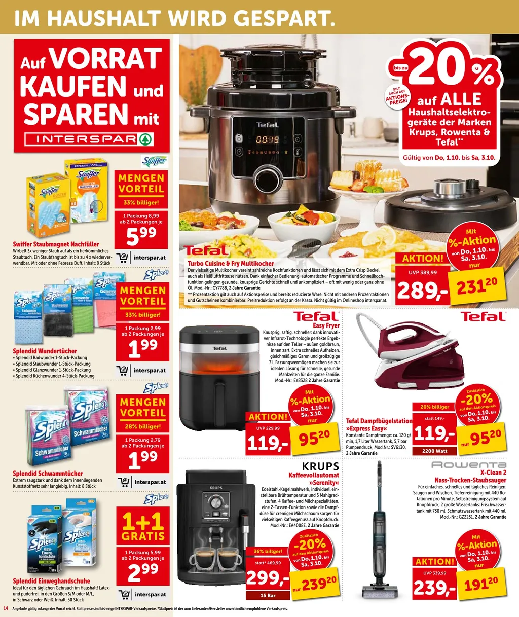 Interspar Flugblatt ab 01.10.2026 (Donnerstag)